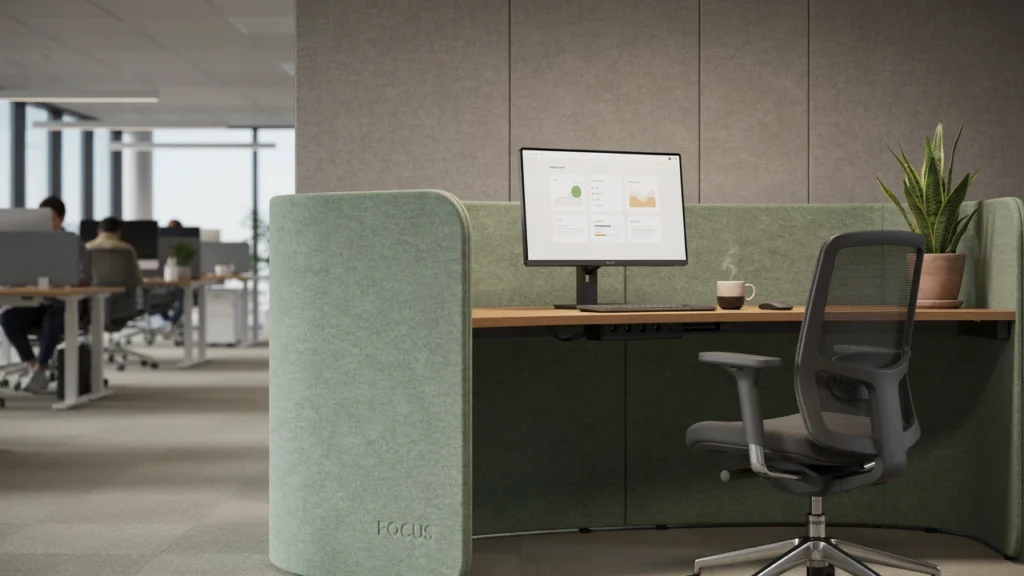 Serene Acoustic Pod Desk