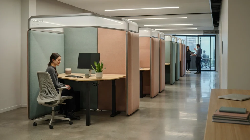 SoloPod Single-Seater Cubicle Workstation