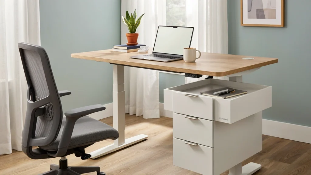 StoreWell Drawer Storage Standing Desk