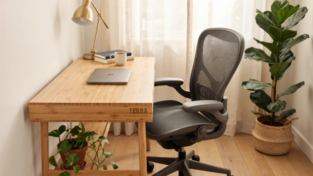 Terra Bamboo Eco Workstation