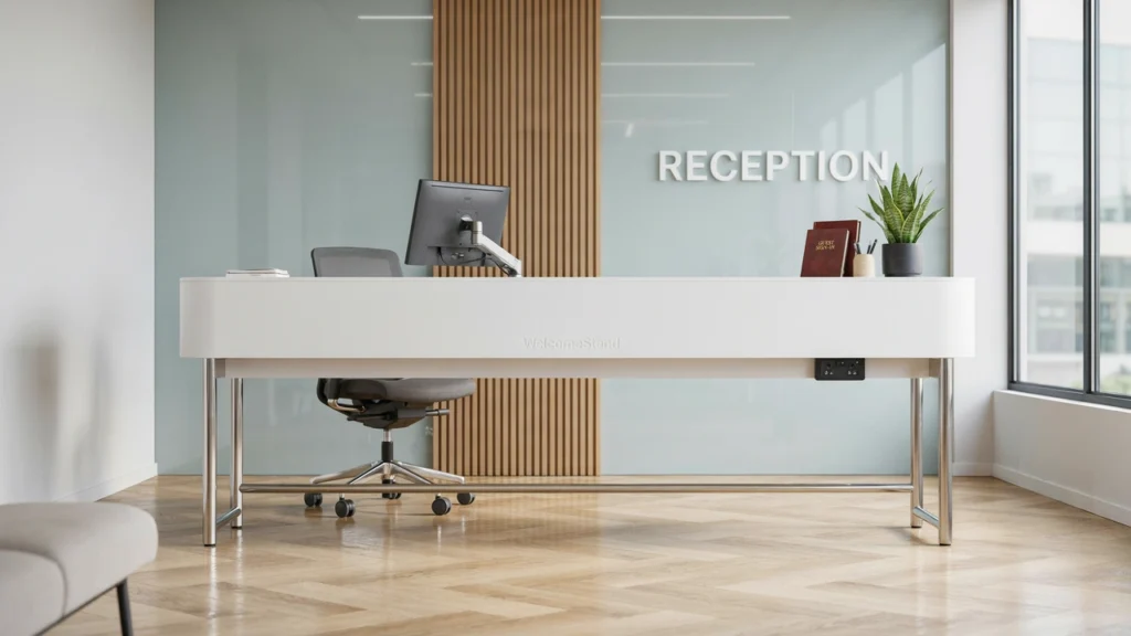 WelcomeStand Reception Standing Counter